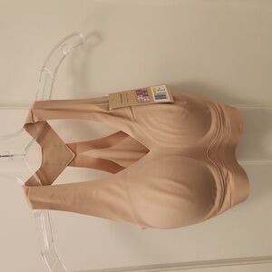 True and Co. True Body with Mesh V-Neck Racerback Lift Bra